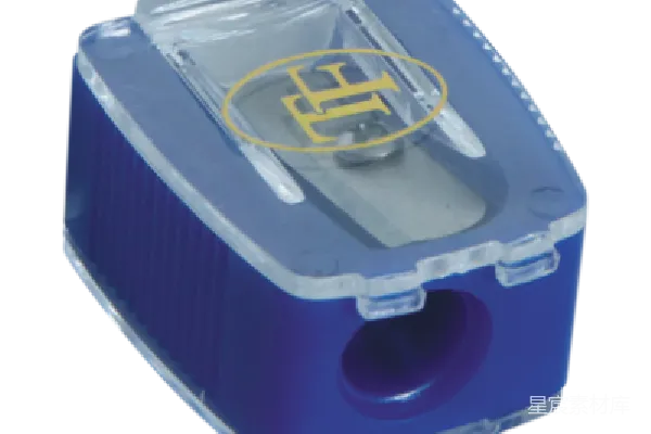 元素素材 蓝色带标志的铅笔削器