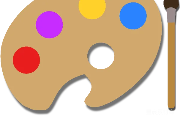 元素素材 调色板