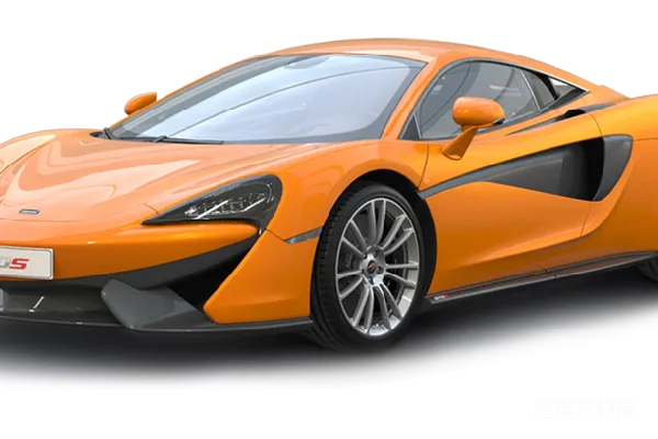 元素素材 橙色跑车：McLaren 570S