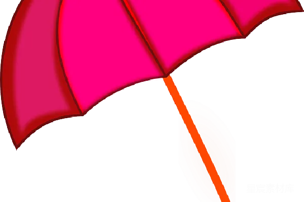 元素素材 彩色雨伞保护文件夹