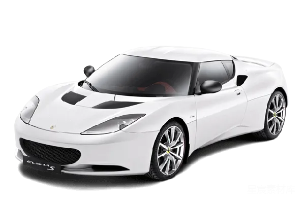 元素素材 Lotus Evora S 白色跑车