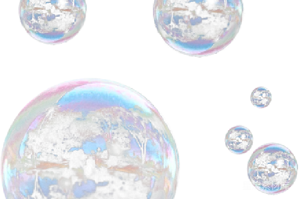 元素素材 梦幻泡泡中的自然景观