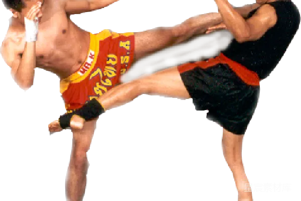 元素素材 踢拳