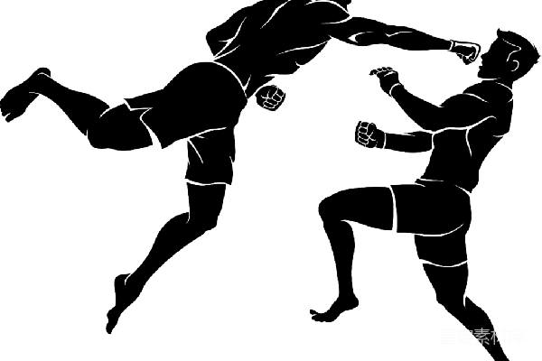 元素素材 踢拳