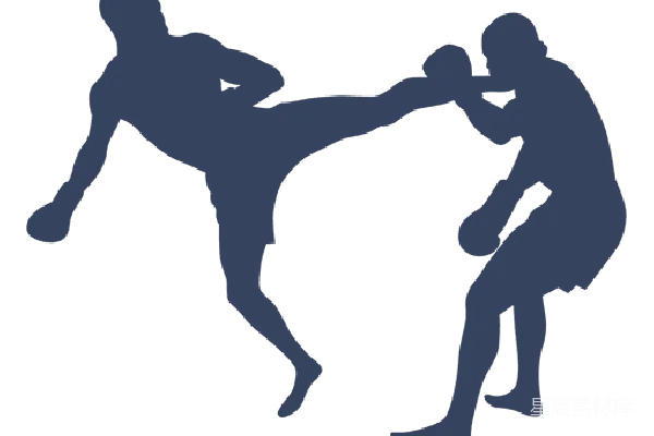 元素素材 踢拳