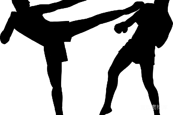 元素素材 踢拳