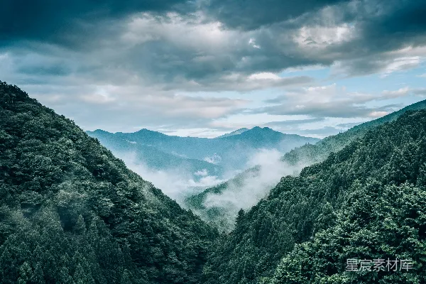 高清摄影 山和天