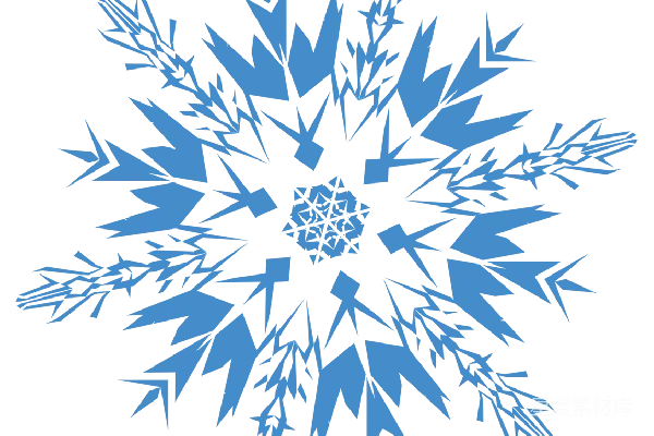 元素素材 雪花