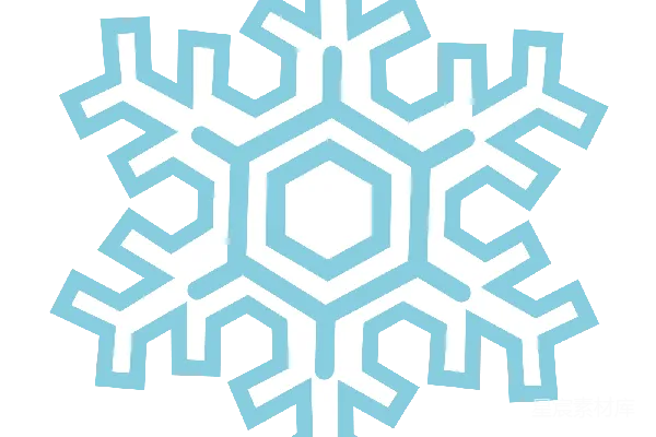 元素素材 雪花