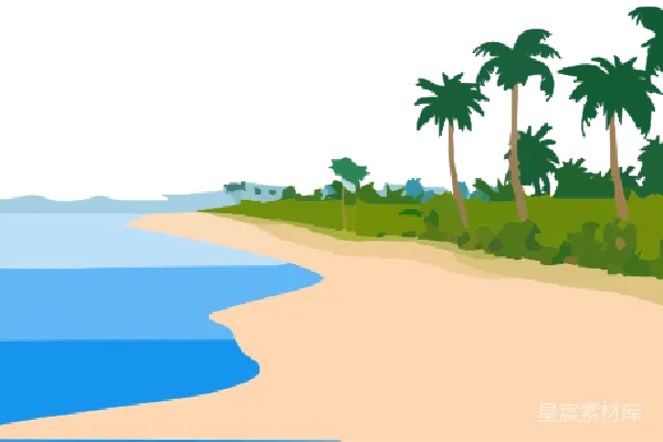 元素素材 海滩