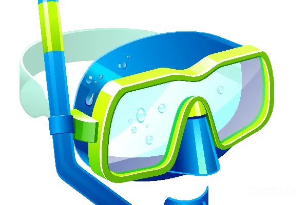 元素素材 snorkeler