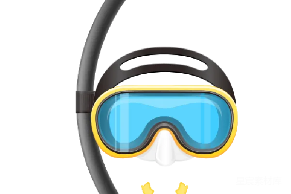 元素素材 snorkeler