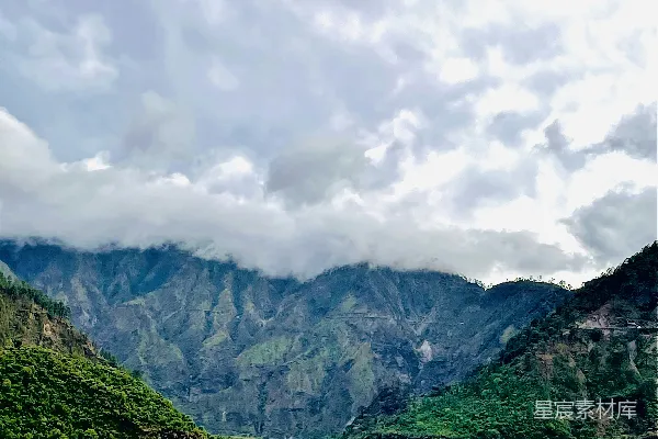 高清摄影 山间云雾的风景