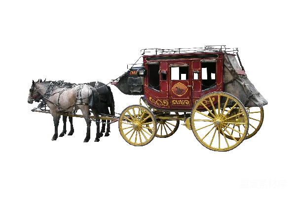 元素素材 复古马车