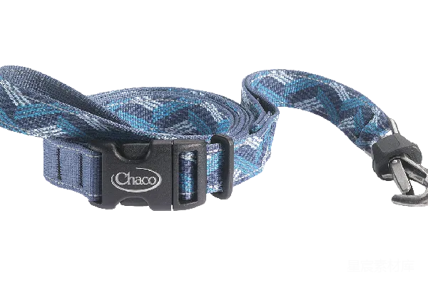 元素素材 Chaco品牌蓝色花纹腰带