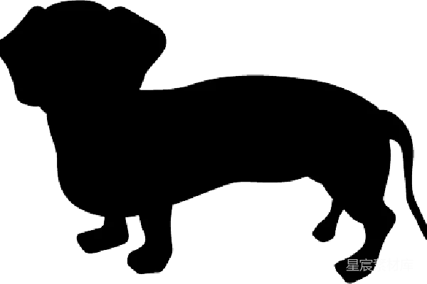元素素材 杜沙犬