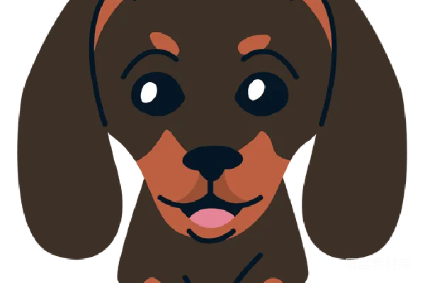元素素材 杜沙犬