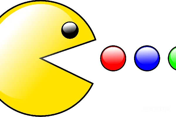 元素素材 pac-man