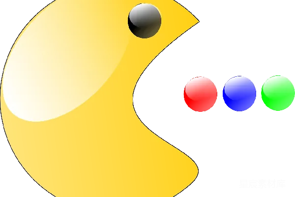 元素素材 pac-man