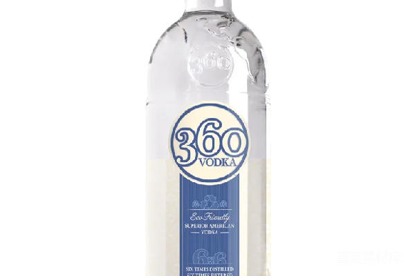 元素素材 360 Vodka：美国优质伏特加