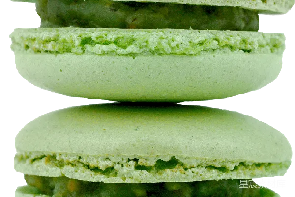 元素素材 抹茶马卡龙特写