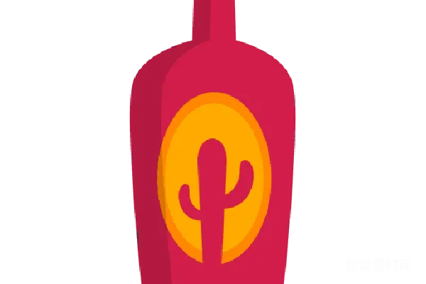 元素素材 龙舌兰酒