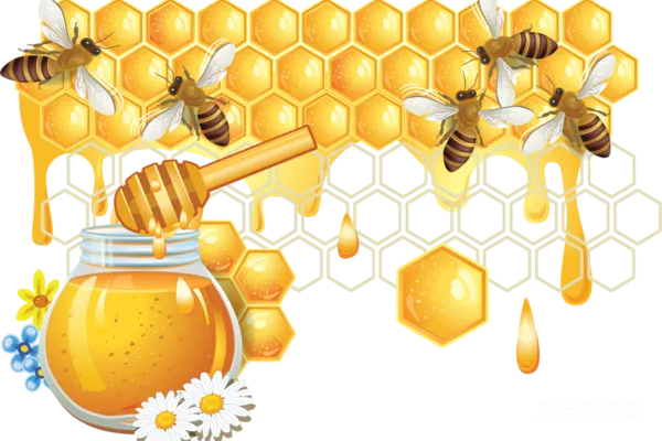 元素素材 蜜蜂