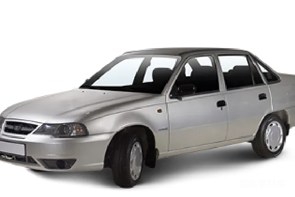 元素素材 经典银色轿车