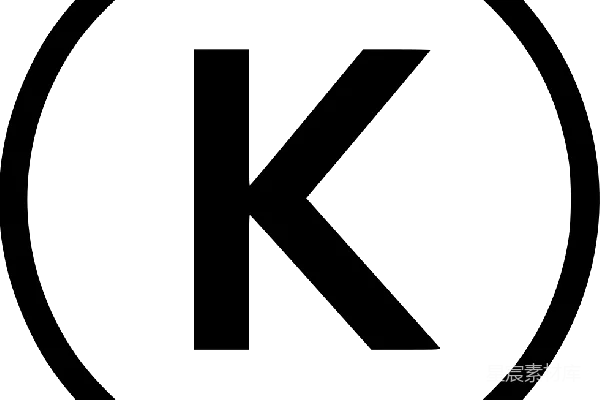 元素素材 圆形字母K标志