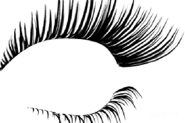 元素素材 睫毛