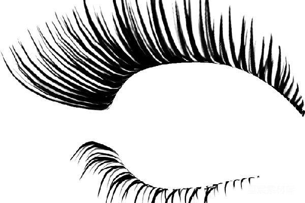 元素素材 睫毛