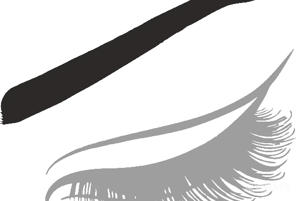 元素素材 睫毛