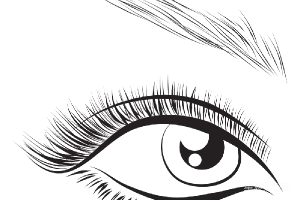 元素素材 睫毛