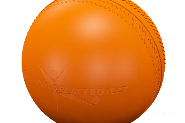 元素素材 One World Play Project的橙色球体