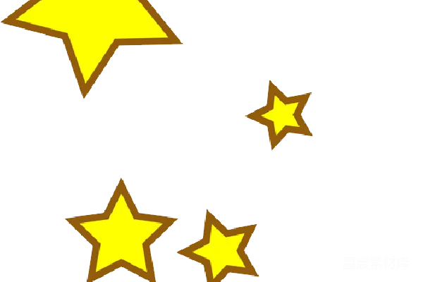 元素素材 五角星插画