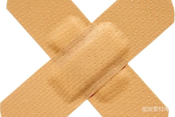 元素素材 交叉的创可贴