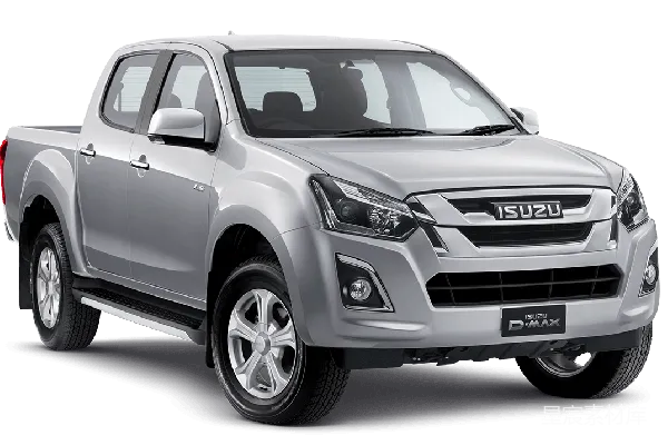 元素素材 银色ISUZU D-MAX皮卡车