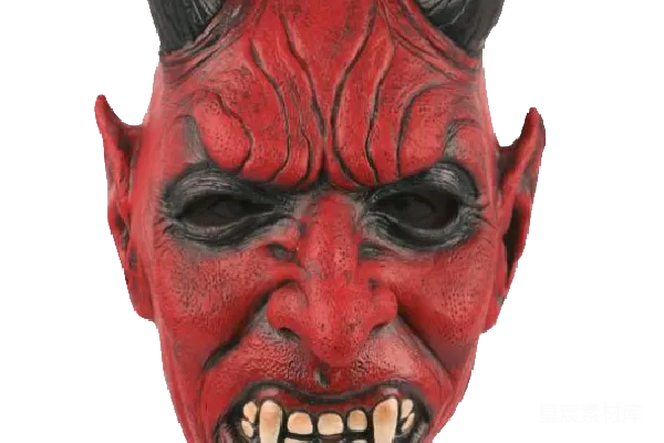 元素素材 万圣节恐怖魔鬼面具