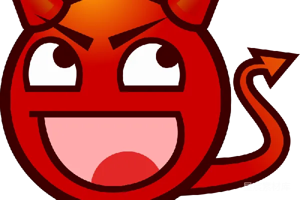 元素素材 卡通恶魔表情包