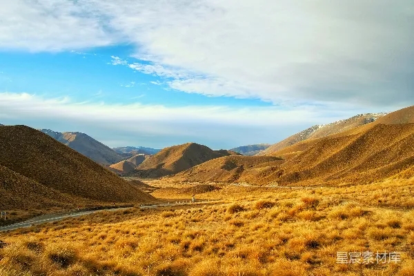 高清摄影 白天的山地航拍
