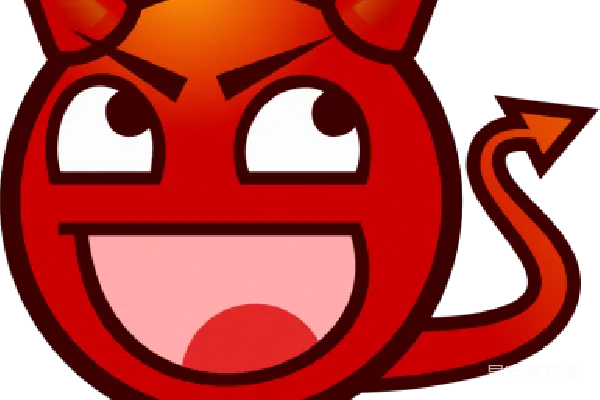 元素素材 卡通恶魔表情包