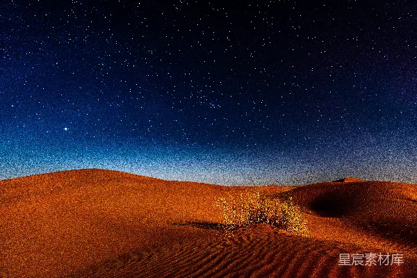 高清摄影 夜间沙漠