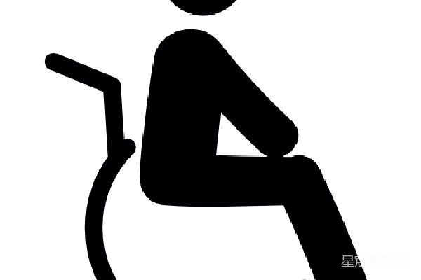 元素素材 残疾的