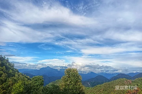 高清摄影 山光树色的美景