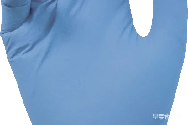 元素素材 蓝色乳胶手套