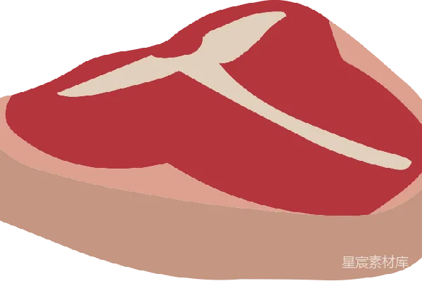 元素素材 肉排插图