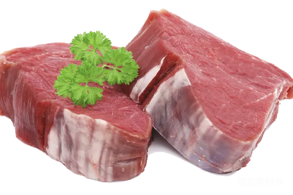 元素素材 新鲜牛肉配香菜