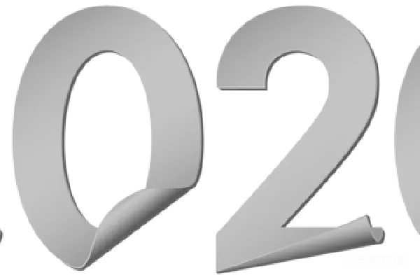 元素素材 2020年背景