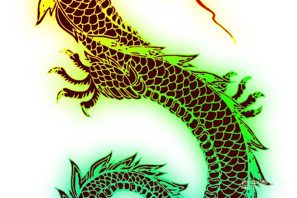 元素素材 龙