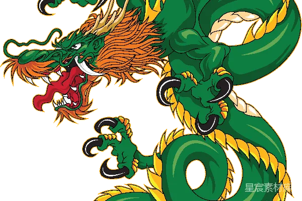 元素素材 龙